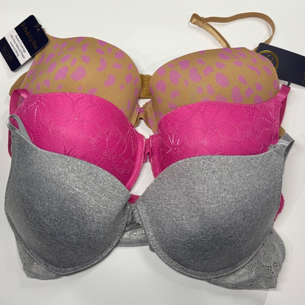 Rachel Zoe 3 push-up bras